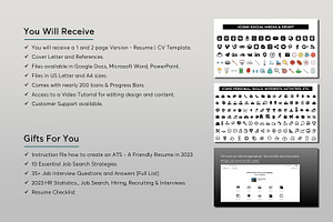 ATS Resume CV Word & Google Docs 52