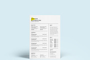 Modern ATS resume template, a Resume Template by Blackcloud_Creations (Thumbnail 4 of 7)