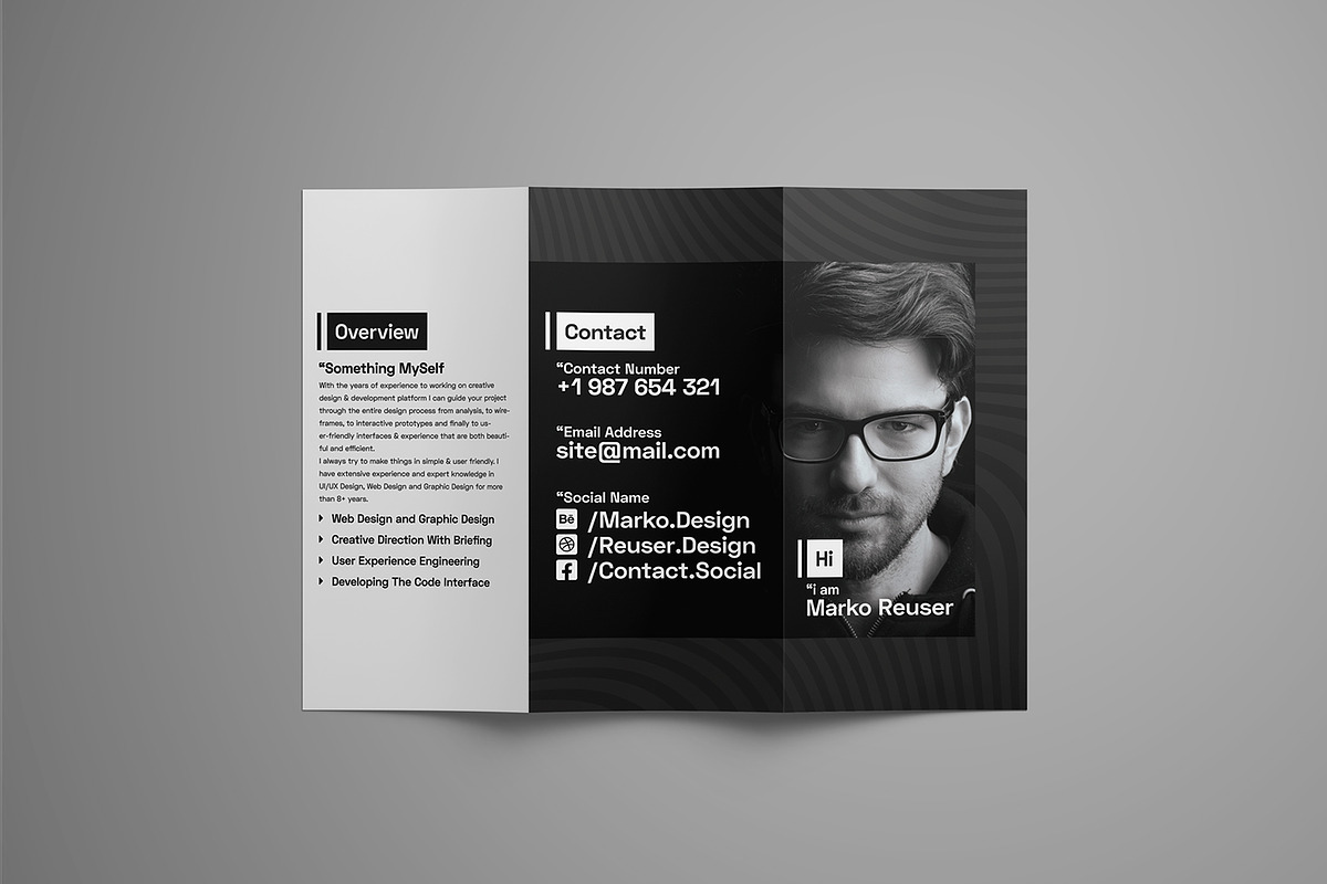 Resume Template / CV, a Resume Template by TheFeture (Photo 2 of 6)