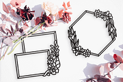 50 Floral Frames - SVG Cut Files, a Decorative Illustration by Arshad Ali (Thumbnail 4 of 9)