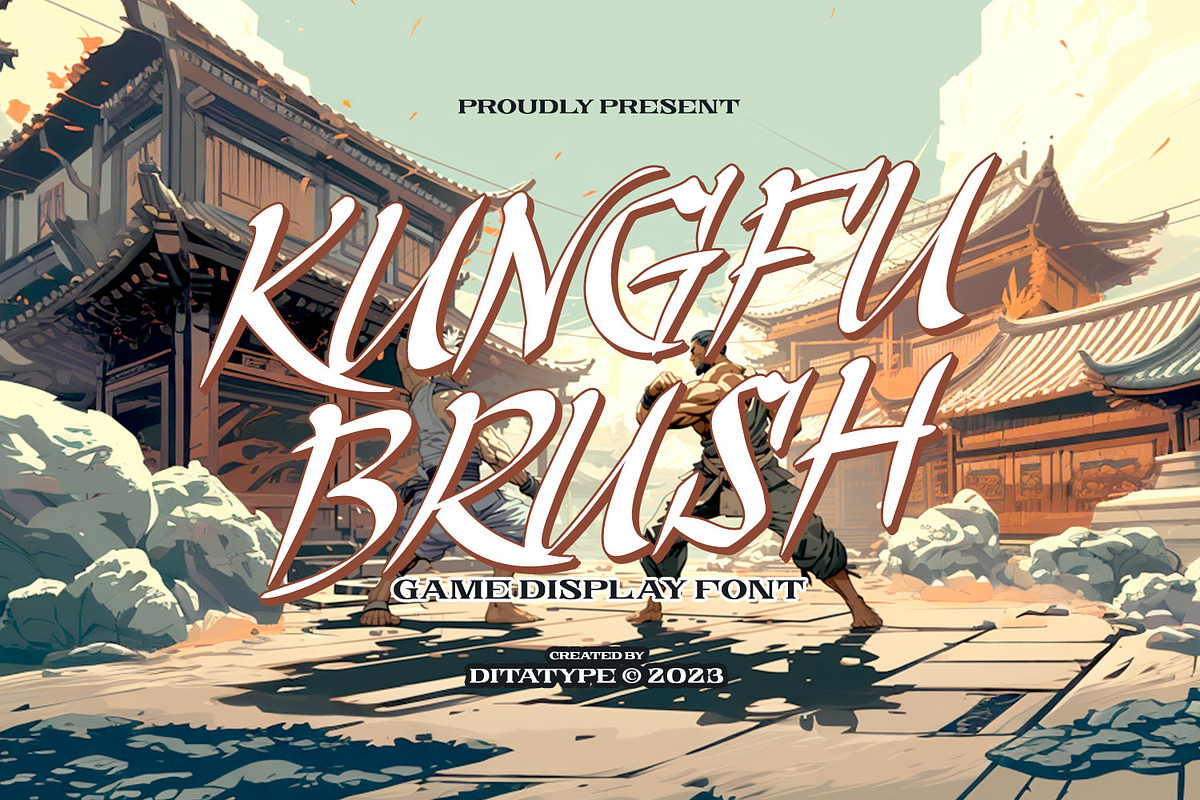 Kungfu Brush, a Symbol Font by Ditatype (Photo 1 of 10)