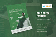 Bold Green Fashion - Flyer, a Flyer Template by AQR Studio (Thumbnail 1 of 2)
