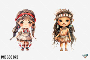 Little Girl American Indian