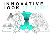 Innovation look at future, a Healthcare Illustration by Vladimir Vihrev (Thumbnail 1 of 10)