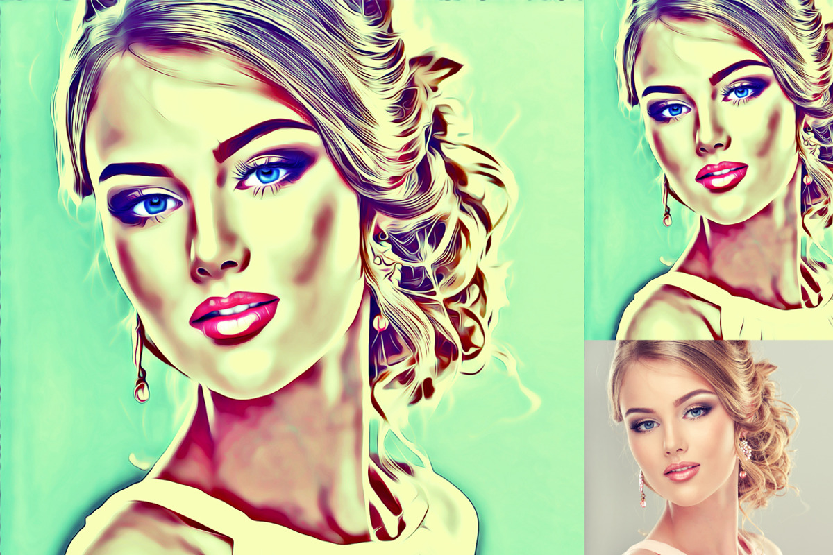 Portrait Speed Art Effect, an Action Add-On by MRI STUDIO (Photo 10 of 14)