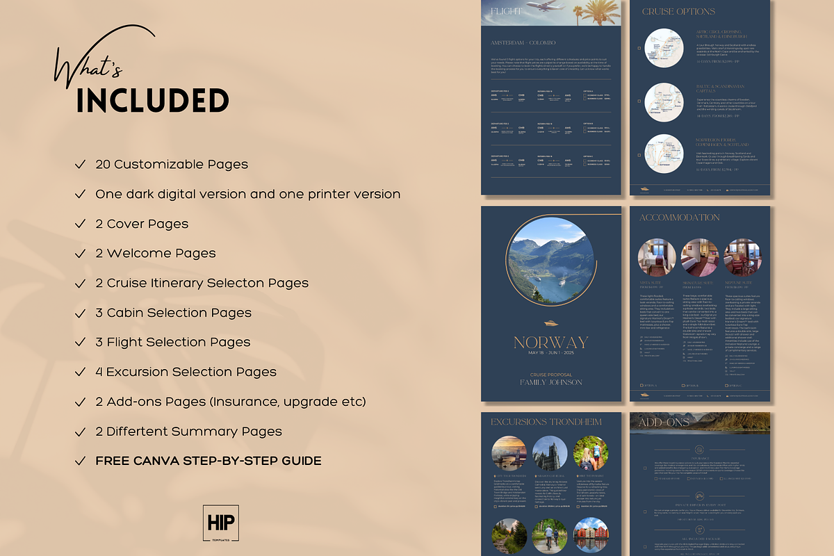 Cruise Proposal for Travel Agents, a Templates & Theme by Hip Templates (Photo 3 of 9)