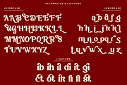 Belyora - Stylish Retro Font, a Serif Font by Font Liner (Thumbnail 12 of 13)