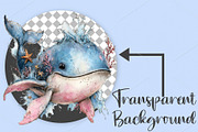 Whimsical Sea Animals Clipart Bundle, a Seasonal Illustration by Canvas Craft (Thumbnail 2 of 6)