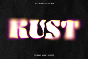 Dissolving Blur Text Effect, a Layer Style Add-On by dokudokunomi