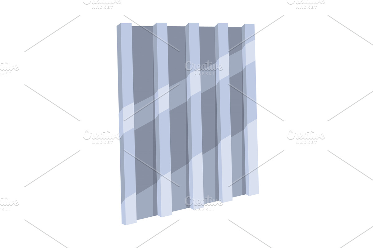 Building material. Metal, an Object Illustration by Things for designers