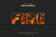 Editable Fire Text Effects, a Layer Style Add-On by MRI STUDIO (Thumbnail 5 of 11)