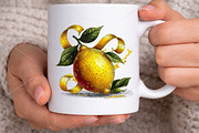 Whimsical Summer Fruits Clipart PNG, an Illustration by Canvas Craft (Thumbnail 6 of 7)