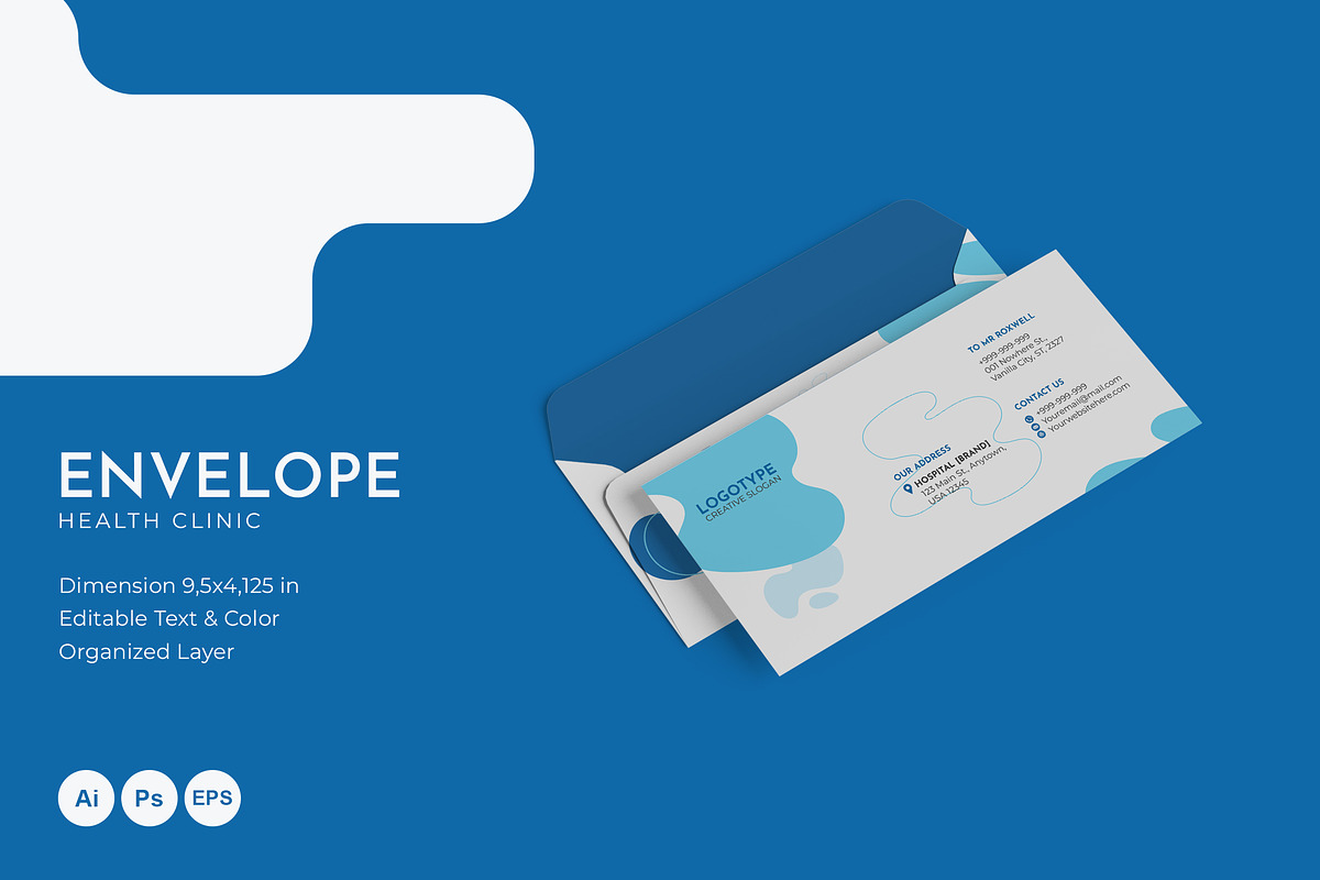 Health Clinic - Envelope, a Design Template by VUNIRA (Photo 1 of 3)