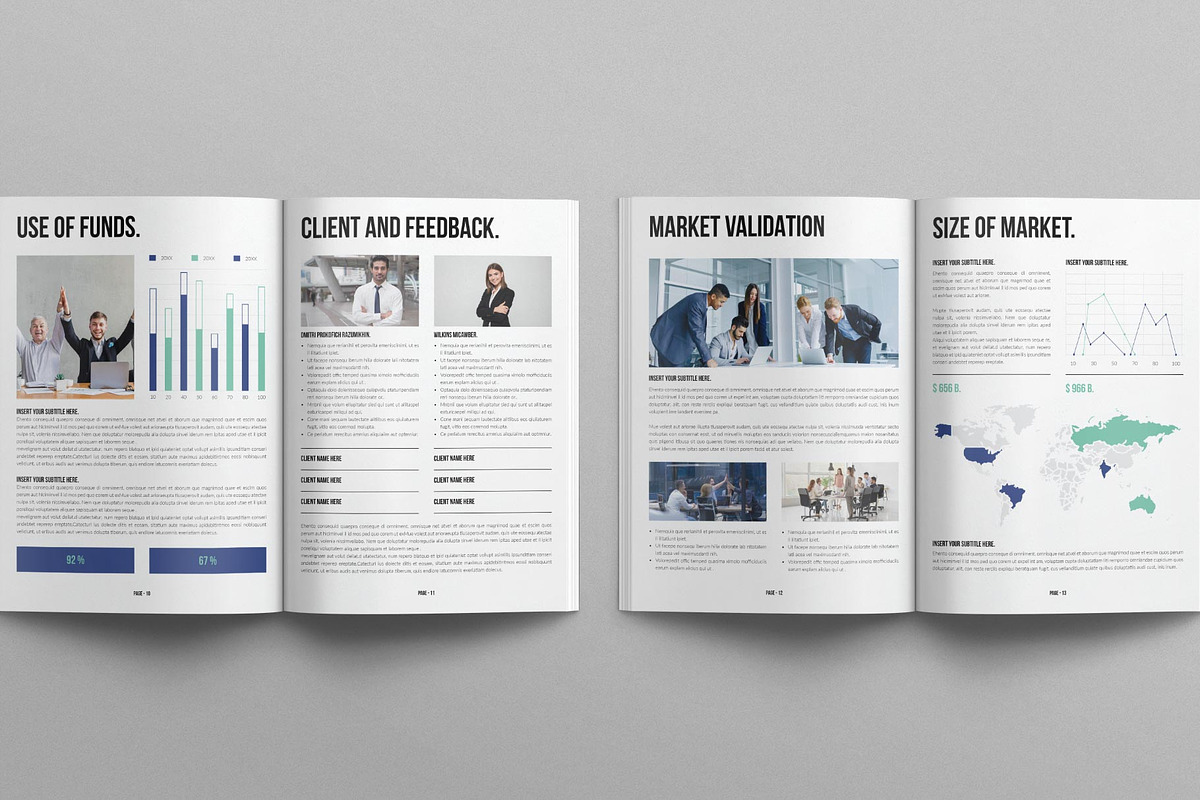 Business Brochure Template, a Brochure Template by E-Type (Photo 5 of 7)
