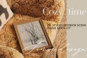 Warm Aesthetic Frame Mockup, a Household Mockup by LAMIA DESIGN (Thumbnail 8 of 19)