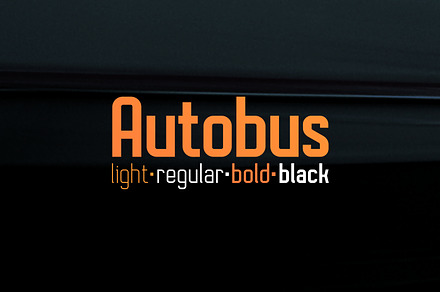 Autobus - New Industrial Sans