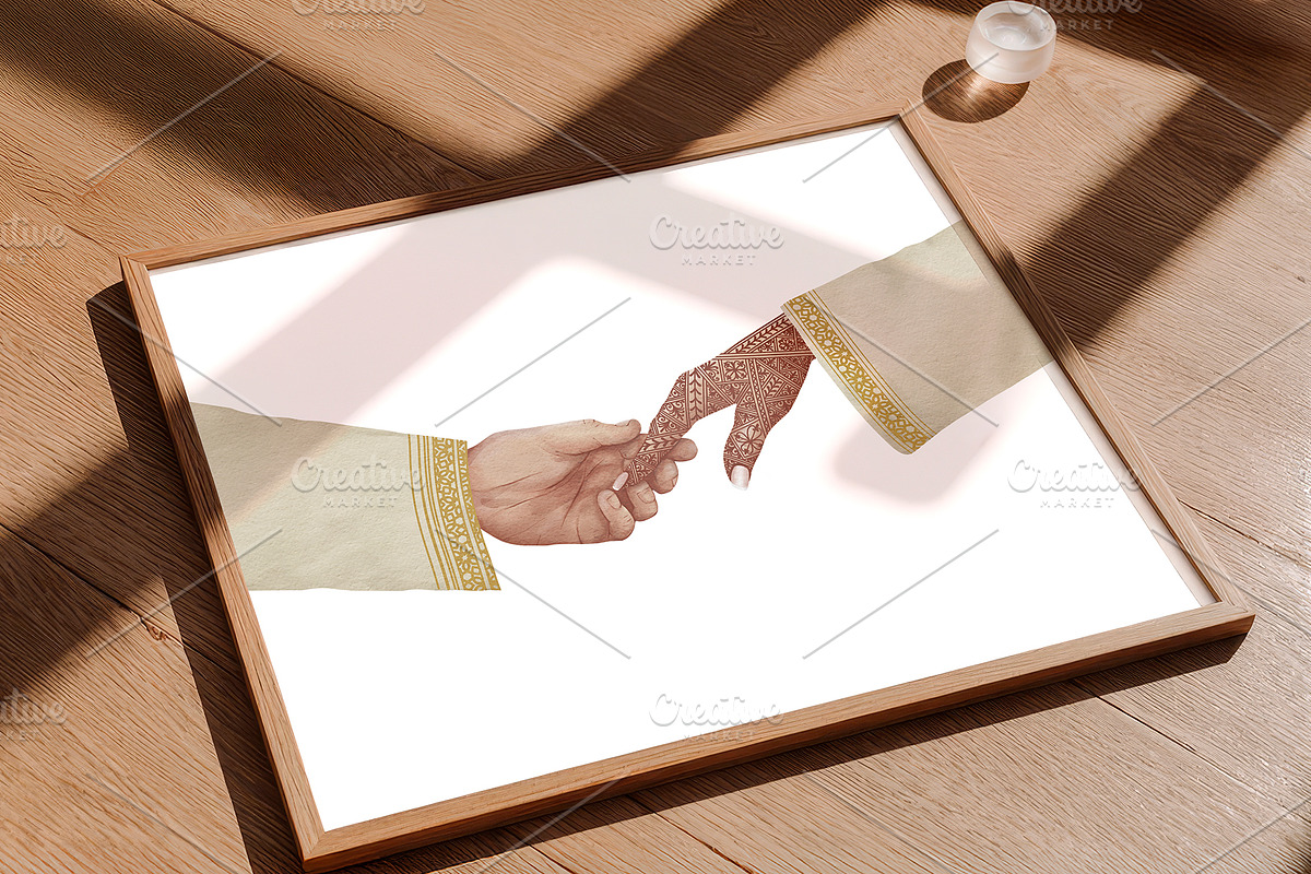 Henna Wedding First Dance Print, an Illustration by EkaterinaViArt (Photo 5 of 6)