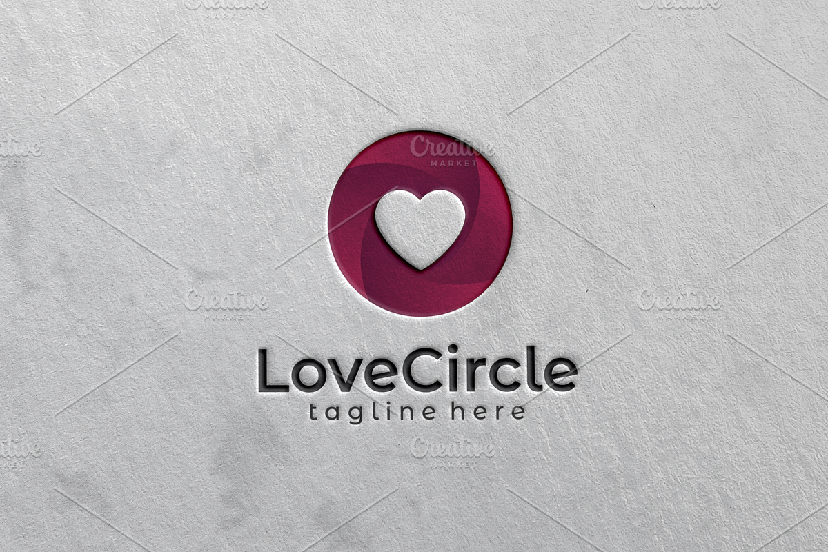 Love Circle Gradient Logo | 3D Logo, a Branding & Logo Template by My Miracle (Photo 1 of 2)