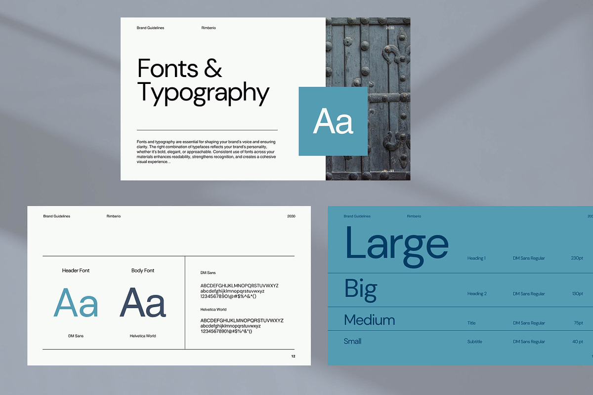 Modern Brand Manual – Canva Template, a Templates & Theme by R-studio (Photo 4 of 9)