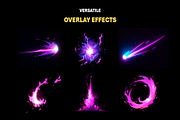 Stylized Dark Magic Overlay Effects, an Object Graphic by Mikel Blazgad (Thumbnail 2 of 9)