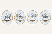 Rocking Horses Cute Seamless Pattern, a Pattern Graphic by MouseGrey (Thumbnail 7 of 7)