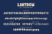 Lintrow - Linocut Style Typeface, a Sans Serif Font by Youthlabs Studio (Thumbnail 14 of 15)