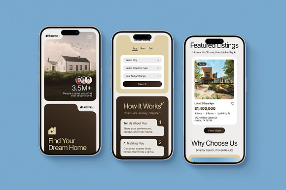 AI Real Estate Figma Landing Page preview 6