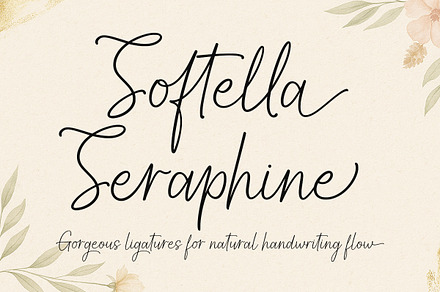 Softella Seraphine, a Handwritten Font by Al Mughni Studio 3