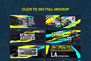 Nascar Facebook Cover Templates, a Social Media Template by Azruca (Thumbnail 2 of 8)