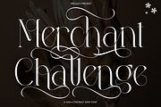 Merchant Challenge Font, a Serif Font by 177Studio (Thumbnail 1 of 8)