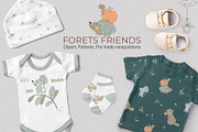 Kids Summer Bundle pattern & clipart, a Pattern Graphic by MeadowFox (Thumbnail 4 of 15)