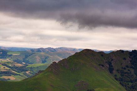 French Pyrenees. Scenic view of landscape and mountains against sky, a Nature Photo by Bepslabor