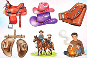 Western Father's Day Clipart Bundle, a Seasonal Illustration by Canvas Craft (Thumbnail 4 of 4)
