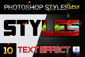 10 Creative Photoshop Styles V158