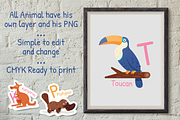 Animal Alphabet, an Animal Illustration by Manudesign (Thumbnail 2 of 5)