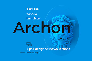 Archon PSD Portfolio Theme