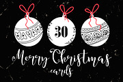 SALE! 30 Merry Christmas gift cards!, a Card Template by mikka_kika (Thumbnail 1 of 6)
