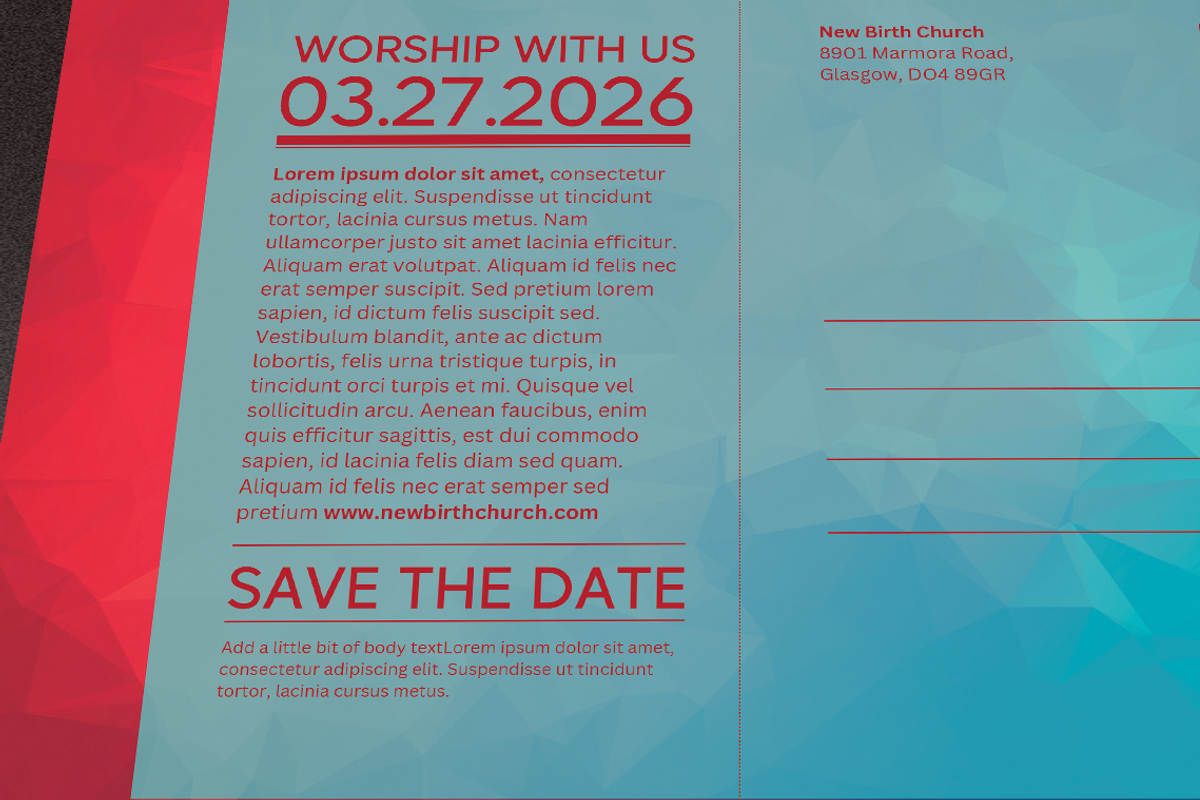 Easter Sunday Church Mailer | Canva, a Flyer Template by loswl (Photo 7 of 8)