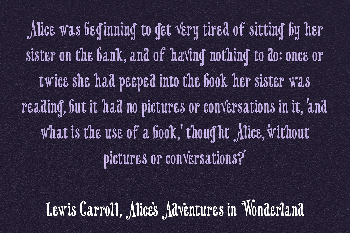 Violet Vision Victorian Circus Font, a Serif Font by The October Creative (Photo 5 of 8)