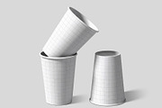 Paper Coffee Cup Mockup Set, a Cups & Container Mockup by graphypix (Thumbnail 3 of 4)