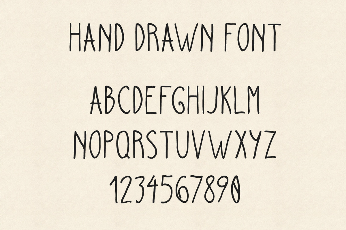 Hand Drawn Font