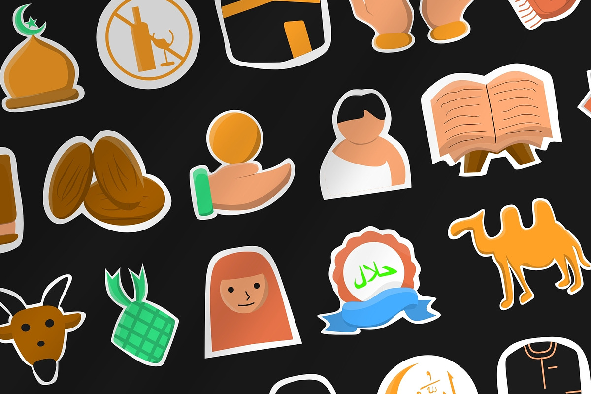 Islamic Icon Pack, a Solid Icon by Claymoon Lab (Photo 2 of 5)