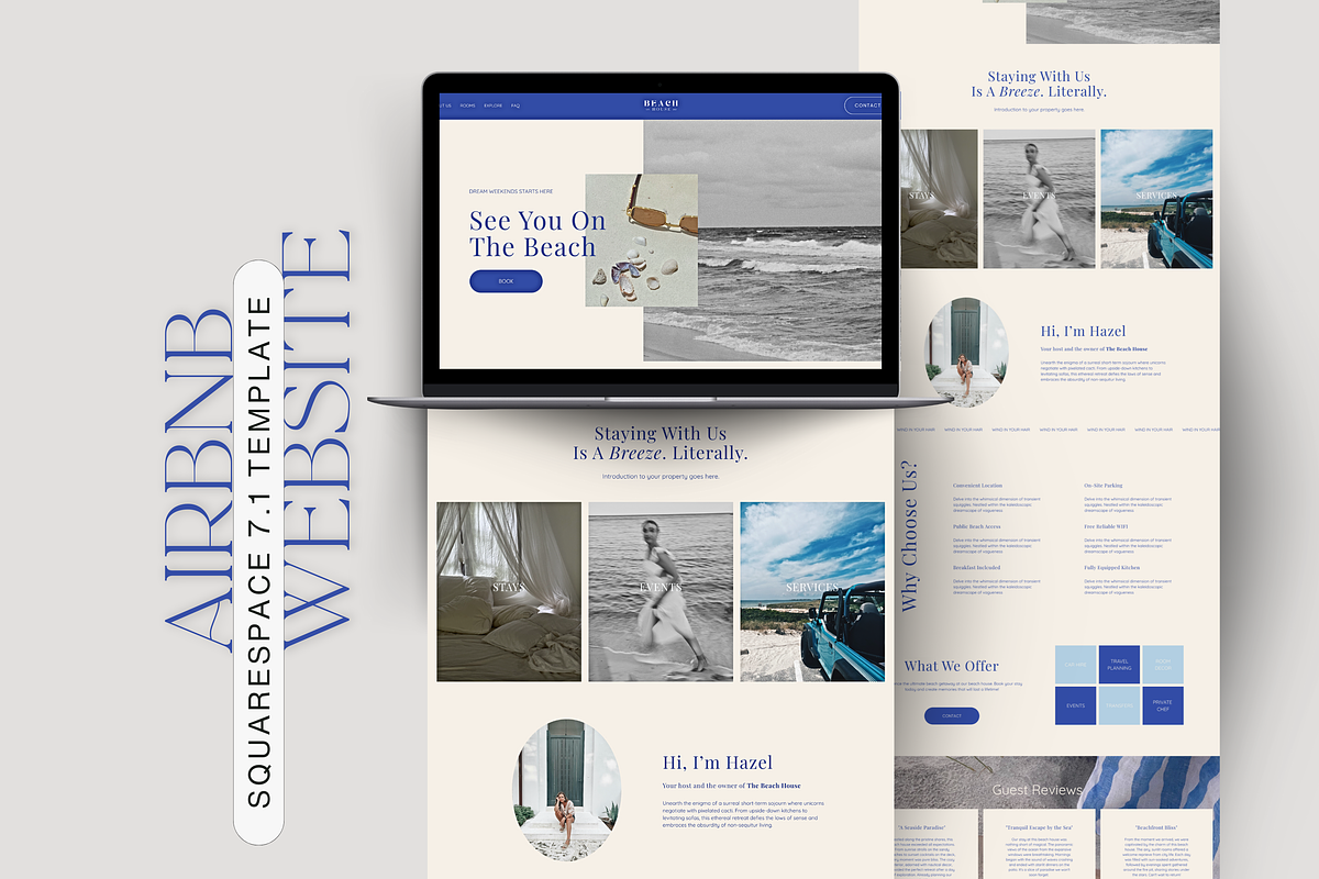 Airbnb Website Squarespace Template, a Squarespace Template by Story Native (Photo 1 of 10)