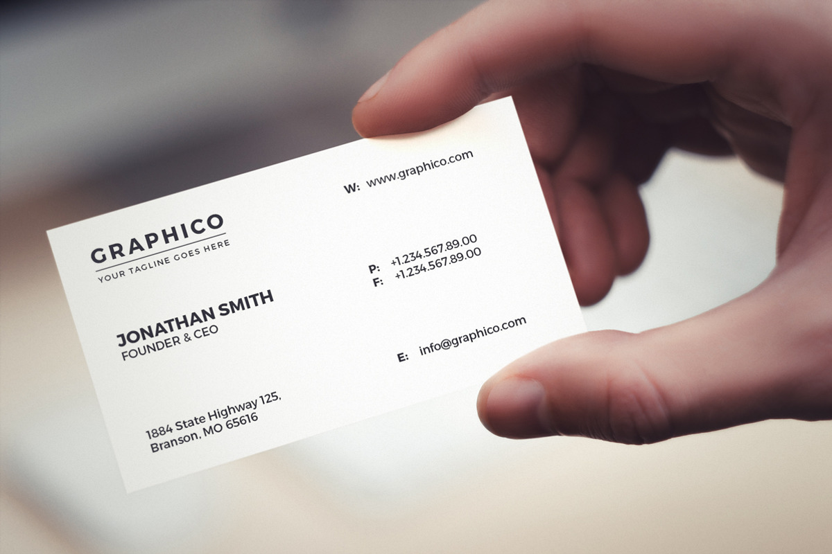 Simple Minimal Business Card - 48, a Business Card Template by ND Design (Photo 7 of 9)