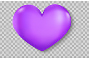 Set of realistic 3D heart icons, a Decorative Illustration by Yayasya (Thumbnail 4 of 4)