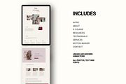 ROSA Canva Landing Page, a Landing Page Template by Studio Suvelle (Thumbnail 4 of 8)