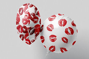 15 Seamless Lipstick Kisses Patterns