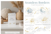 Watercolor Moon Sun Nursery Clipart, an Illustration by Alisles (Thumbnail 6 of 12)