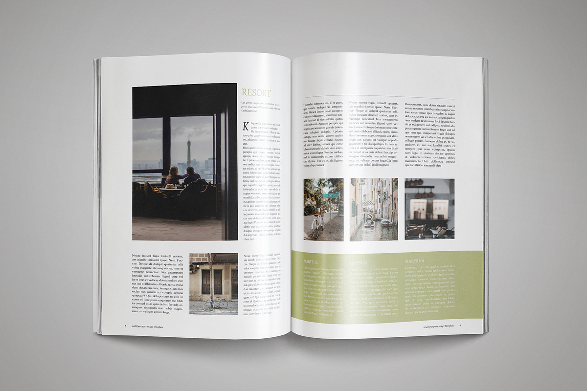 Multipurpose Resort Magz Template, a Magazine Template by rudiSasori (Photo 5 of 12)