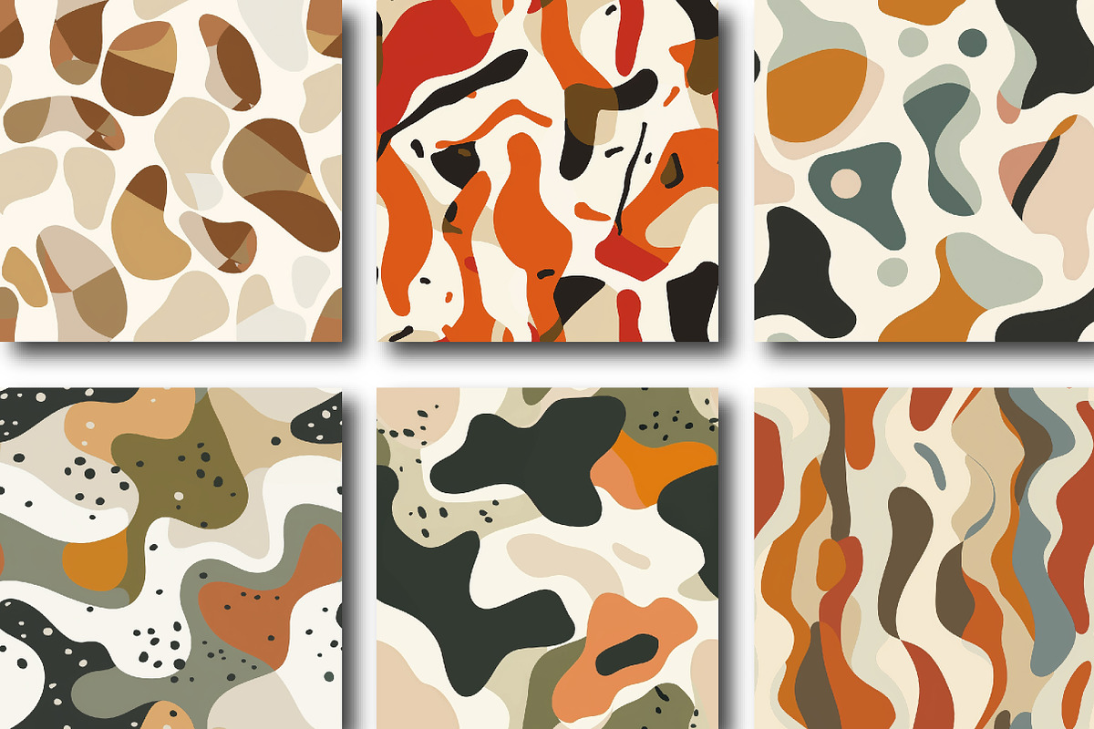 Organic Shapes Seamless Pattern, a Pattern Graphic by DreamCafeArt (Photo 5 of 7)